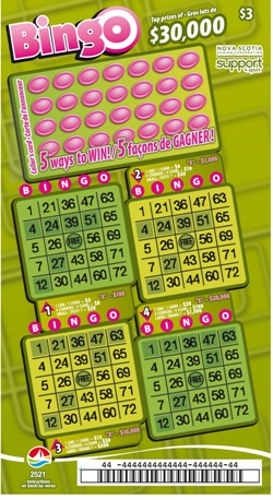 Three dollor scratch ticket